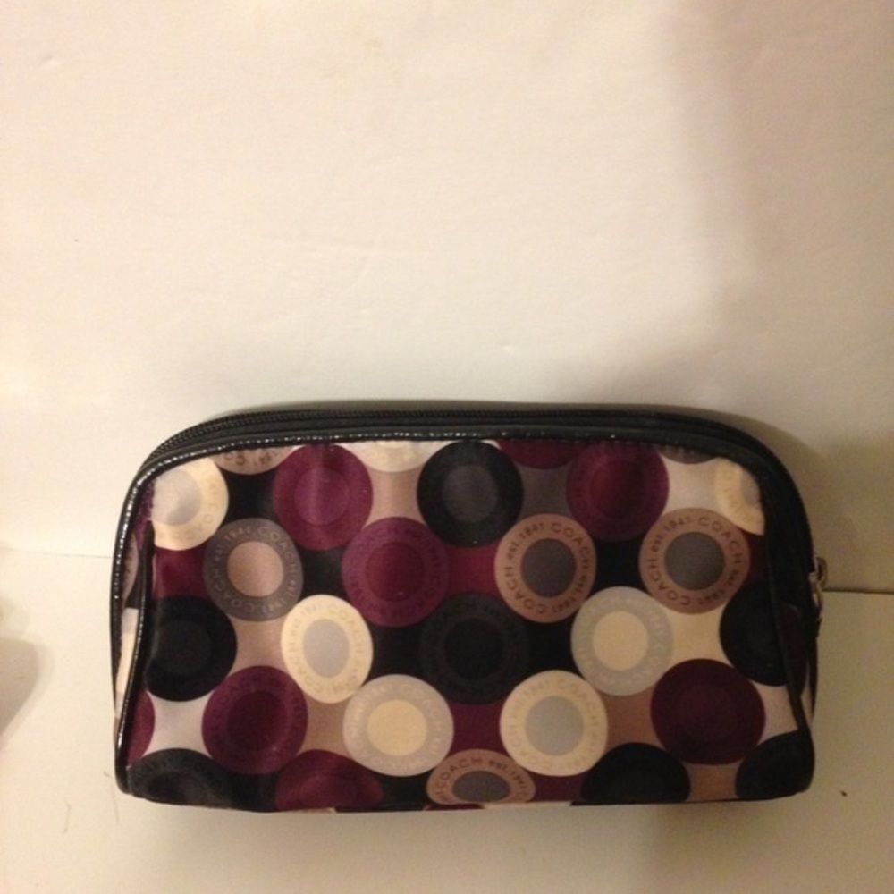 👛 COACH 👛 snaphead rare makeup case - Picture 2 of 6